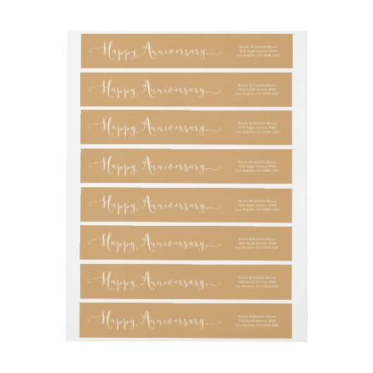 Happy Jubileum White Script (Vel)