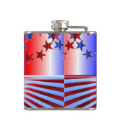 Happy Juli 4! viering van de onafhankelijkheid sin Heupfles (Achterkant)