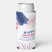 Happy Julth 4th Independence Day USA Family BBQ (Seltzer Voorkant)