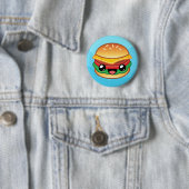 Happy Jump Burger Ronde Button 5,7 Cm (In situ)