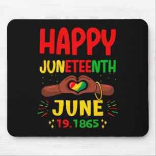 Happy Jun10th Day Freedom trots Afrikaans-Amerika Muismat