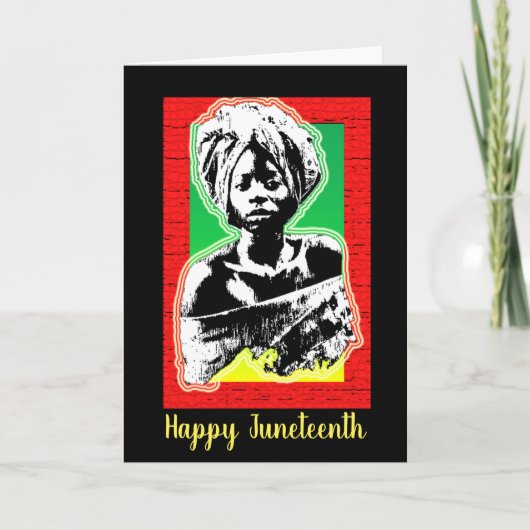 Happy Juneteenth Kaart (Voorkant)