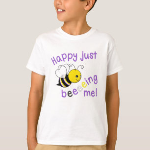 Happy Just Beeeing Me NB Nonbinary Bee T-shirt