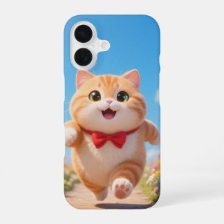 Happy Kawaii Cat Telefoonhoesje iPhone 16 Hoesje