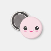 Happy Kawaii Face Magnet Magneet (Voorkant / Achterkant)