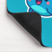 Happy Kawaii Whale Sticker – Schattigee Oceaan Vri Muismat (Hoek)