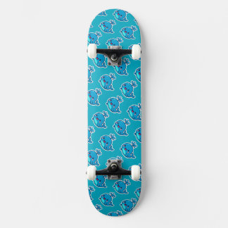 Happy Kawaii Whale Sticker – Schattigee Oceaan Vri Skateboard