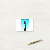 Happy kerstartiborist Tree Surgeon Rigning Tree Post-it® Notes (Op bureau)