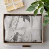  Happy kerstcadeaupapier Tissuepapier (Geschenk)