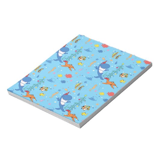 Happy Kersthaai Notitieblok (Gedraaid)