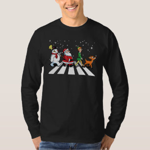 Happy Kerstkerstkerstkerstman Elf Reindeer T-shirt