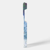 Happy kerstman & Birds Winter Scene iPhone Hoesje (Linkerkant)