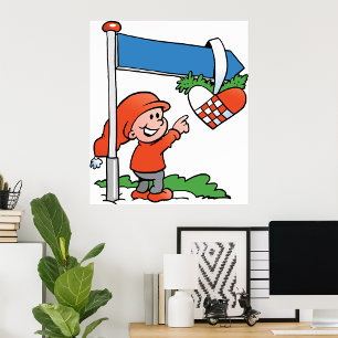 Happy Kerstmis Elf Poster