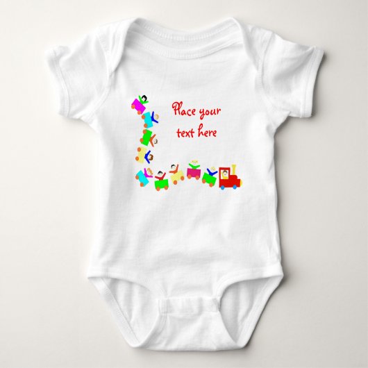 Happy Kids Train Romper (Voorkant)