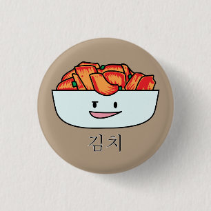Happy Kimchi Kimchee Bowl - Happy Foods Design Ronde Button 3,2 Cm