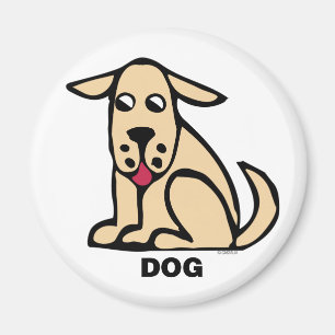 Happy Kinder Dog Magnet Magneet