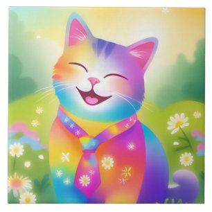 Happy Kitten Decoratieve Tegel Tegeltje
