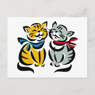Happy Kittens Briefkaart