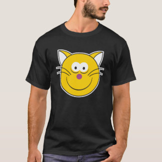 Happy Kitty Cat Face T-shirt