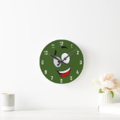 Happy Kook Kunstklok - Wandklok Ronde Klok (Huis)