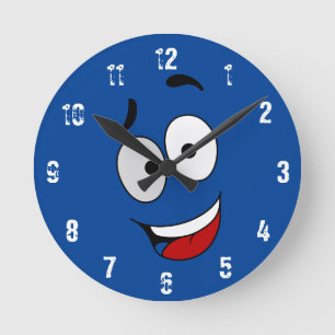 Happy Kook Kunstklok - Wandklok Ronde Klok