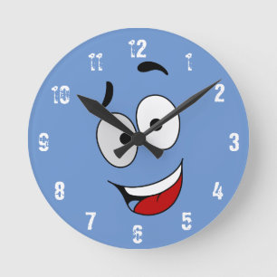 Happy Kook Kunstklok - Wandklok Ronde Klok