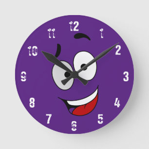 Happy Kook Kunstklok - Wandklok Ronde Klok