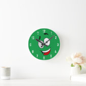 Happy Kook Kunstklok - Wandklok Ronde Klok (Huis)