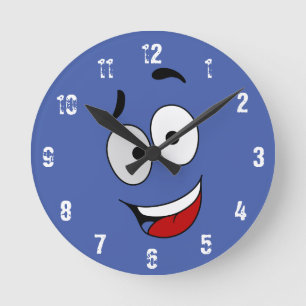 Happy Kook Kunstklok - Wandklok Ronde Klok