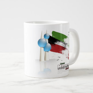 Happy Kuwait National Day Cup Extra Grote Mok