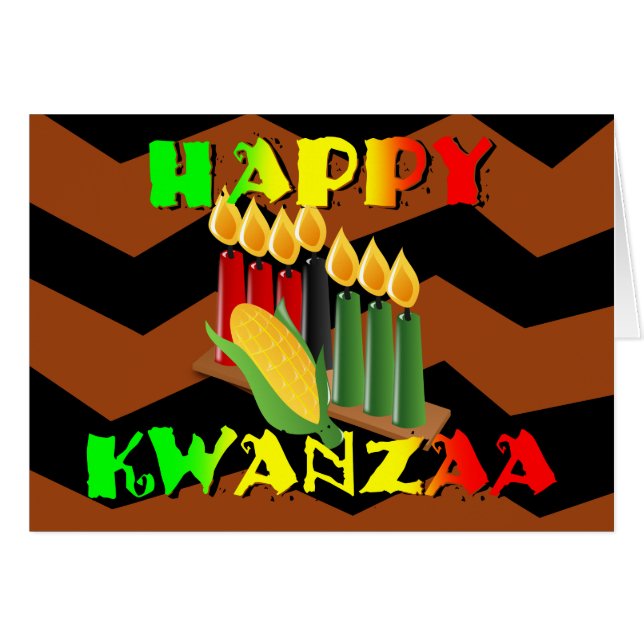 HAPPY KWANZAA (Voorkant Horizontaal)