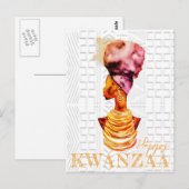 Happy Kwanzaa Briefkaart (Voorkant / Achterkant)