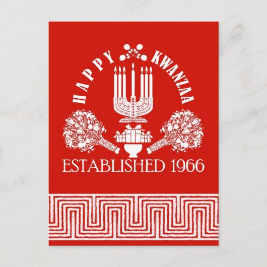 Happy Kwanzaa Briefkaart (Voorkant)