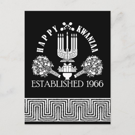 Happy Kwanzaa Briefkaart (Voorkant)