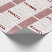 Happy Kwanzaa Cadeaupapier (Hoek)