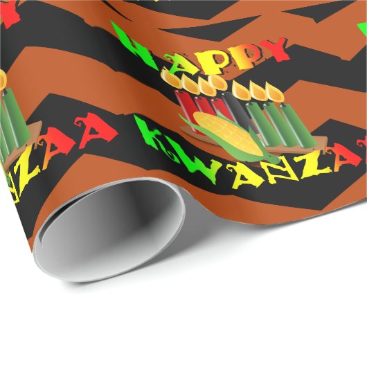 HAPPY KWANZAA CADEAUPAPIER (Rol Hoek)