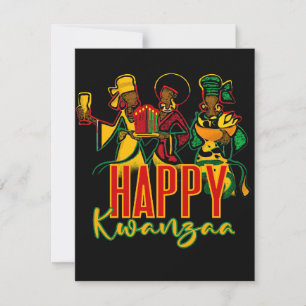 Happy Kwanzaa-feest Feestdagenkaart