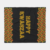 Happy Kwanzaa Fleece Deken (Voorkant (Horizontaal))