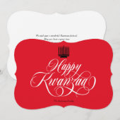 Happy Kwanzaa Holiday Card Feestdagenkaart (Voorkant / Achterkant)