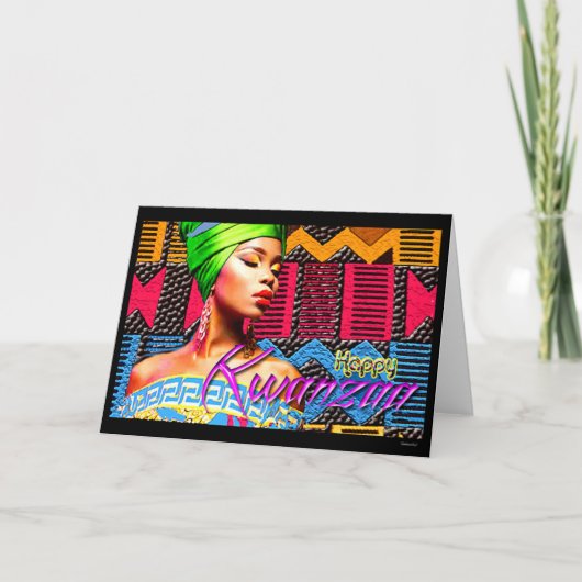 Happy Kwanzaa Kaart (Voorkant)