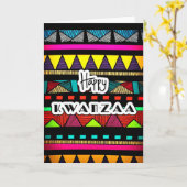 Happy Kwanzaa Kaart (Gele Bloem)