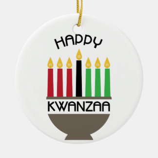 Happy Kwanzaa Keramisch Ornament