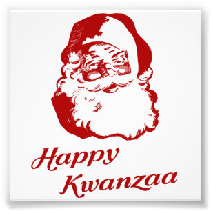 Happy Kwanzaa kerstkerstkerstkerstman Foto Afdruk