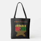 Happy Kwanzaa Kinara Draagtas (Achterkant)