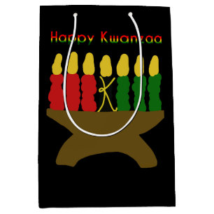 Happy Kwanzaa Kinara Medium Cadeauzakje