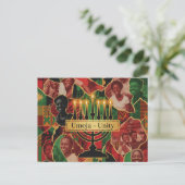 Happy Kwanzaa Kinara Postcard Briefkaart (Staand voorkant)