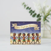 Happy Kwanzaa Kinara Postcard Briefkaart (Staand voorkant)