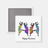 Happy Kwanzaa Magneet (Voorkant / Achterkant)
