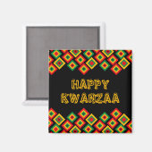 Happy KWANZAA Magnet Magneet (Voorkant / Achterkant)