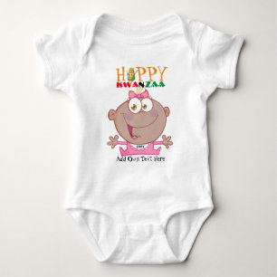  Happy KWANZAA Nieuwe Baby Geboren Jaar Romper